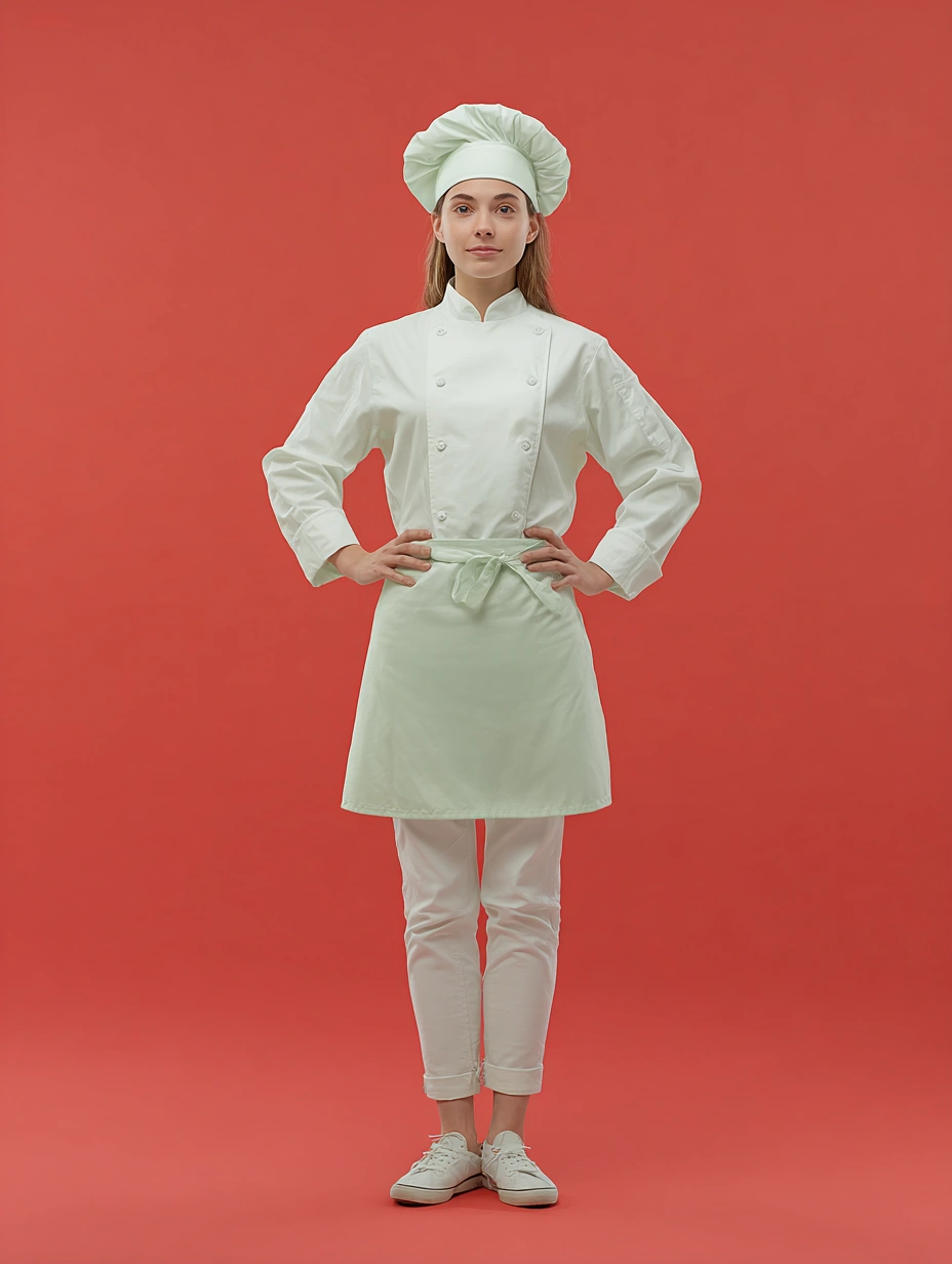 Female chef professional